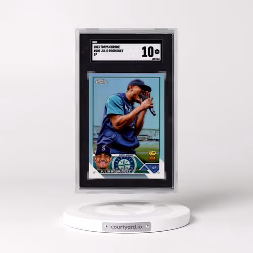 2023 Topps Chrome #200 Julio Rodriguez - Image Var. (SGC 10 GEM MINT)