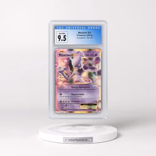 2016 Evolutions #52/108 Mewtwo EX - Holo (CGC 10 GEM MINT)