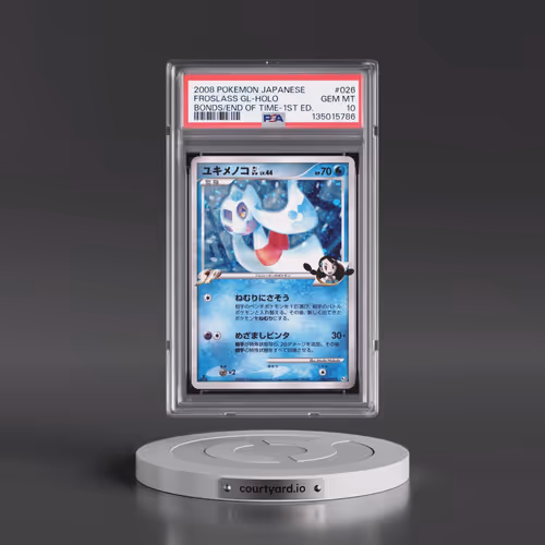 2008 Pokémon Bonds to the End of Time #026 Froslass GL - 1st Edition Holo (PSA 10 GEM MINT)