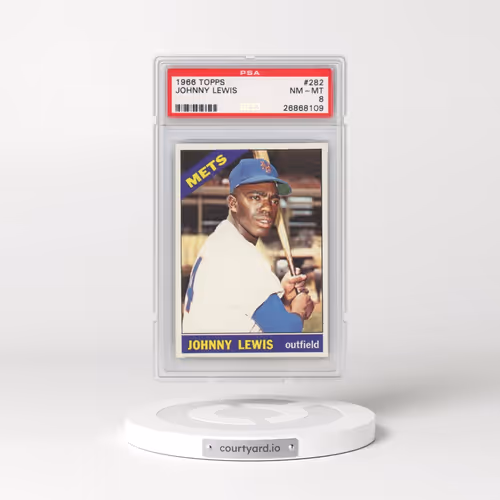 1966 Topps #282 Johnny Lewis (PSA 8 NM-MT)