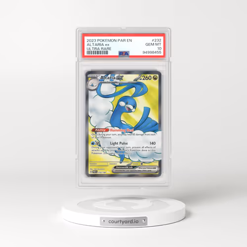 2023 Pokémon Par EN-Paradox Rift #232 Altaria EX - Holo Ultra Rare (PSA 10 GEM MINT)
