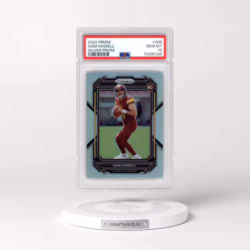 2022 Panini Prizm #306 Sam Howell - Silver Prizm (PSA 10 GEM MINT)