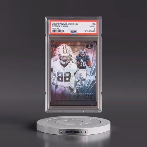 2020 Panini Illusions #18 Ceedee Lamb - Retail (PSA 9 MINT)