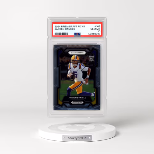 2024 Panini Prizm Draft Picks #108 Jayden Daniels (PSA 10 GEM MINT)