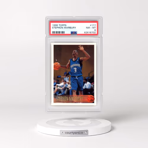 1996 Topps #177 Stephon Marbury (PSA 8 NM-MT)