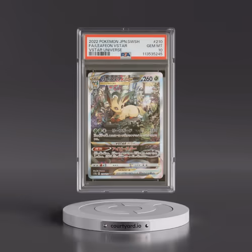 2022 Pokémon Sword & Shield Vstar Universe #210 Leafeon Vstar - Full Art (PSA 10 GEM MINT)