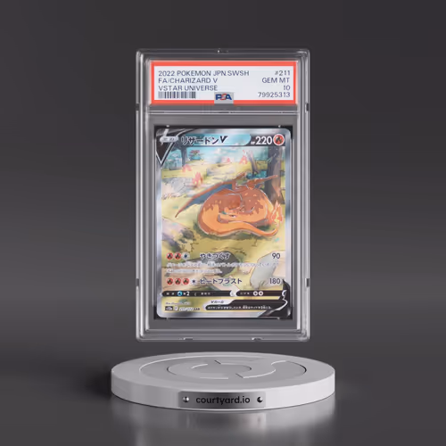 2022 Pokémon Sword & Shield Vstar Universe #211 Charizard V - Holo Full Art (PSA 10 GEM MINT)