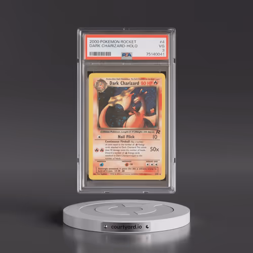 2000 Pokémon Rocket #4 Dark Charizard - Holo (PSA 3 VG)
