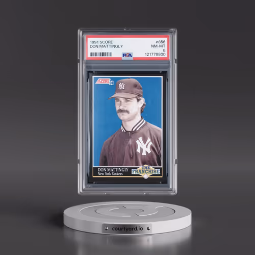 1991 Score #856 Don Mattingly (PSA 8 NM-MT)
