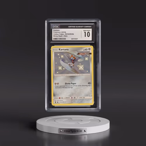 2019 Hidden Fates #SV33/SV94 Kartana - Shiny Vault Holo (CGC 10 GEM MINT)