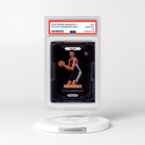 2023 Panini Prizm Monopoly #81 Victor Wembanyama (PSA 10 GEM MINT)