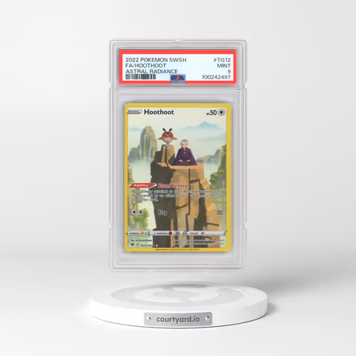 2022 Pokémon Sword & Shield Astral Radiance #TG12 Hoothoot - Full Art (PSA 9 MINT)