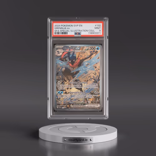 2024 Pokémon Svp EN-SV Black Star Promo #132 Greninja EX - Holo Shrouded Fable Special Illustration