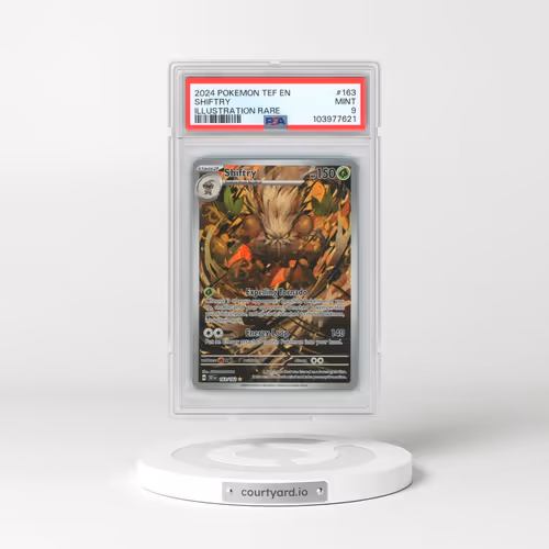 2024 Pokémon Tef EN-Temporal Forces #163 Shiftry - Illustration Rare (PSA 9 MINT)