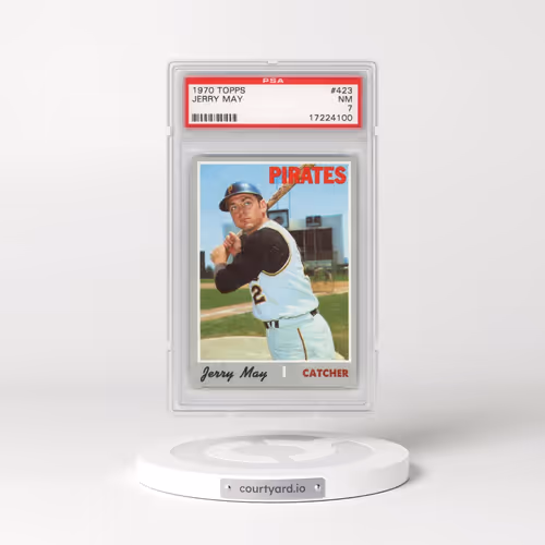 1970 Topps #423 Jerry May (PSA 7 NM)