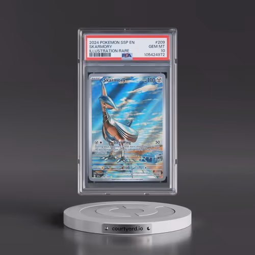 2024 Pokémon Ssp EN-Surging Sparks #209 Skarmory - Illustration Rare (PSA 10 GEM MINT)