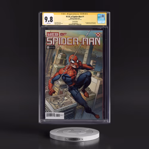 W.E.B. of Spider-Man #1 CGC 9.8 White Pages (Marvel Comics, 8/21) - Signature Series Variant Edition