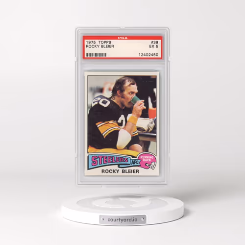 1975 Topps #39 Rocky Bleier (PSA 5 EX)