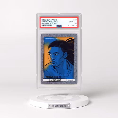 2023 Panini NBA Hoops Presentations #13 Cason Wallace (PSA 10 GEM MINT)