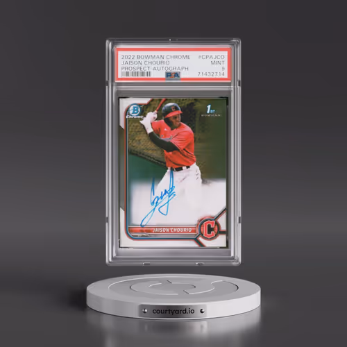 2022 Bowman Chrome Prospect Autographs #CPAJCO Jaison Chourio (PSA 9 MINT)
