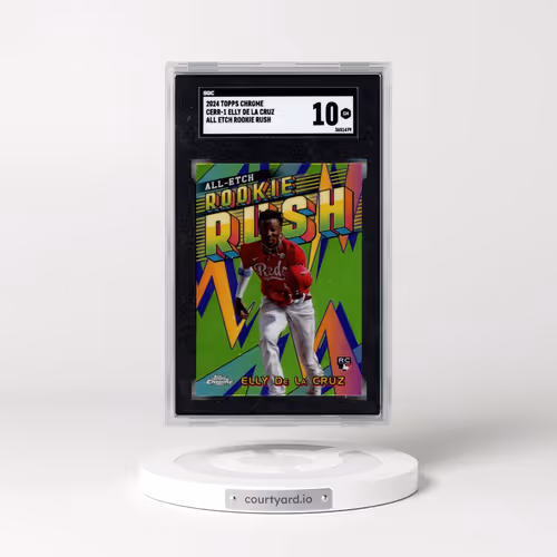 2024 Topps Chrome #CERR-1 Elly De La Cruz - All Etch Rookie Rush (SGC 10 GEM MINT)
