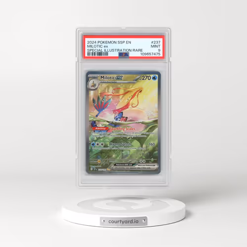 2024 Pokémon Ssp EN-Surging Sparks #237 Milotic EX - Holo Special Illustration Rare (PSA 9 MINT)