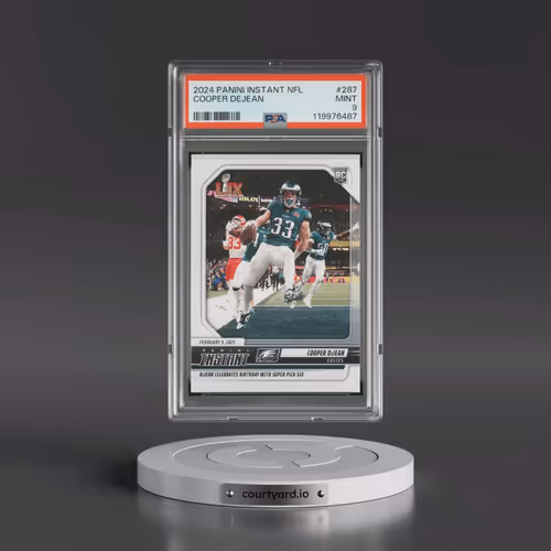 2024 Panini Instant NFL #287 Cooper Dejean (PSA 9 MINT)