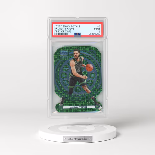 2023 Panini Crown Royale Test of Time #2 Jayson Tatum (PSA 9 MINT)