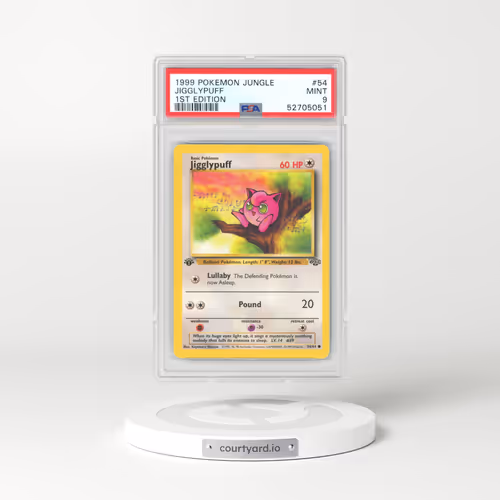 1999 Jungle #54 Jigglypuff - 1st Edition (PSA 9 MINT)