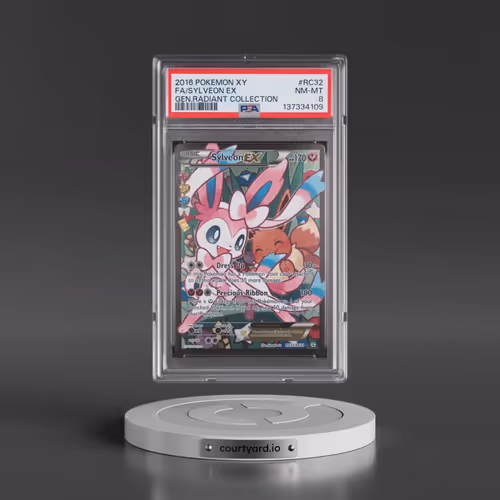 2016 Pokémon XY Generations Radiant Collection #RC32 Sylveon EX - Holo Full Art (PSA 8 NM-MT)