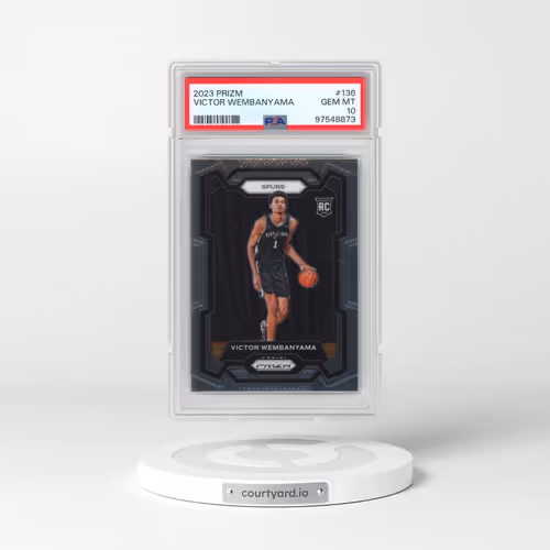 2023 Panini Prizm #136 Victor Wembanyama (PSA 10 GEM MINT)