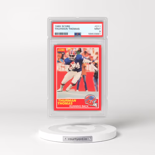 1989 Score #211 Thurman Thomas (PSA 9 MINT)