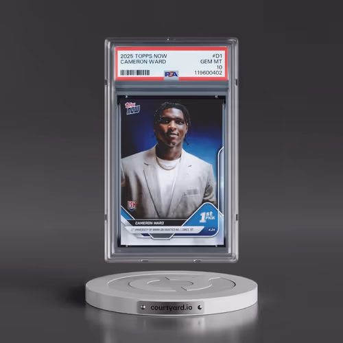 2025 Topps Now #D1 Cameron Ward (PSA 10 GEM MINT)