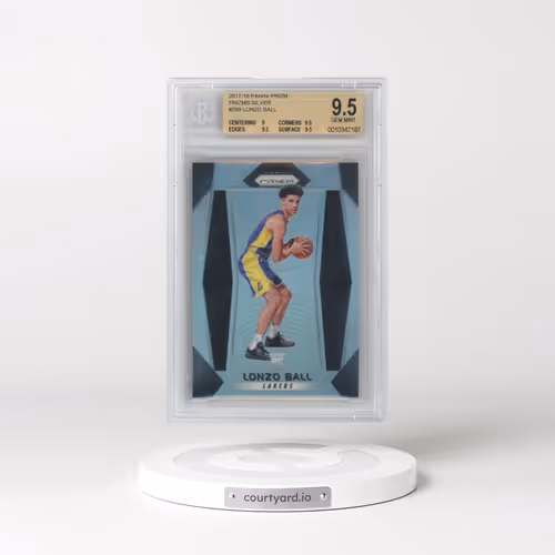2017 Panini Prizm #289 Lonzo Ball - Silver Prizm (BGS 9.5 GEM MINT)
