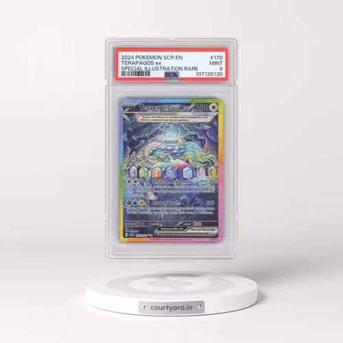 2024 Pokémon Scr EN-Stellar Crown #170 Terapagos EX - Holo Special Illustration Rare (PSA 9 MINT)