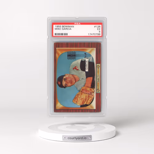 1955 Bowman #128 Mike Garcia (PSA 5 EX)