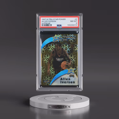 1997 Ultra Star Power #2 Allen Iverson - Supreme (PSA 8 NM-MT)
