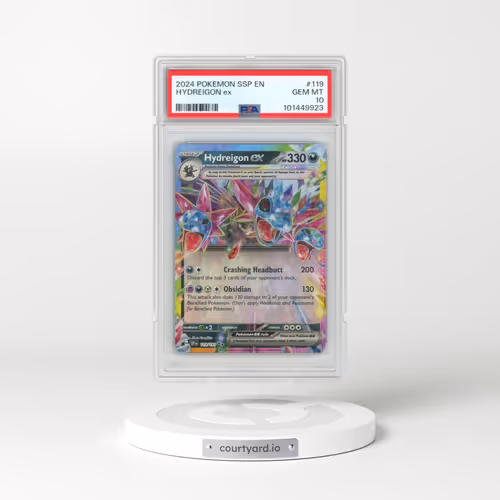 2024 Pokémon Ssp EN-Surging Sparks #119 Hydreigon EX - Holo (PSA 10 GEM MINT)
