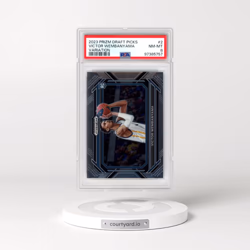 2023 Panini Prizm Draft Picks #2 Victor Wembanyama - Variation (PSA 8 NM-MT)