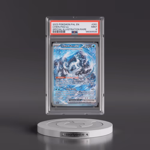 2023 Pokémon Pal EN-Paldea Evolved #261 Chien-Pao EX - Holo Special Illustration Rare (PSA 9 MINT)