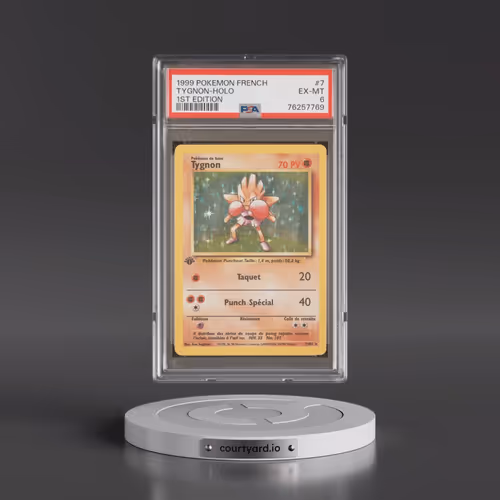 1999 Pokémon #7 Tygnon - 1st Edition Holo (PSA 6 EX-MT)