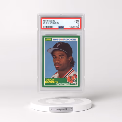 1989 Score #246 Deion Sanders (PSA 7 NM)