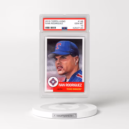 2019 Topps Living #148 Ivan Rodriguez (PSA 10 GEM MINT)
