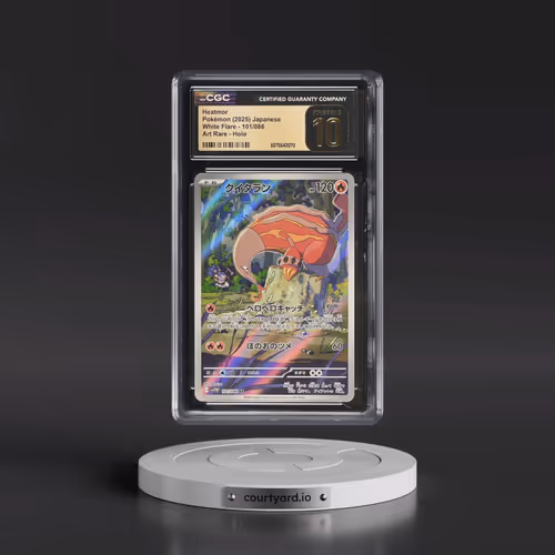 2025 White Flare - sv11W #101/086 Heatmor - Art Rare Holo (CGC 10 PRISTINE)