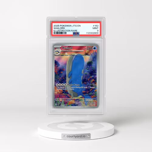 2025 Pokémon Jtg EN-Journey Together #162 Wailord - Illustration Rare (PSA 9 MINT)