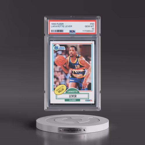 1990 Fleer #50 Lafayette Lever (PSA 10 GEM MINT)