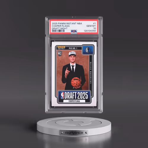 2025 Panini Instant NBA Draft Night #1 Cooper Flagg (PSA 10 GEM MINT)