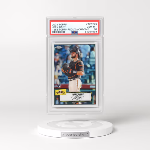2021 Topps 1952 Topps Redux #TC5249 Joey Bart - Chrome (PSA 10 GEM MINT)