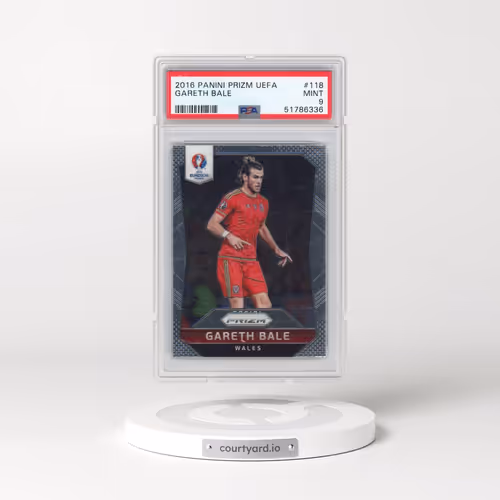2016 Panini Prizm UEFA #118 Gareth Bale (PSA 9 MINT)