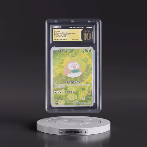 2026 Nihil Zero - M3 #082/080 Rowlet - Art Rare Holo (CGC 10 PRISTINE)